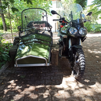 Sidecar Moto Guzzi Stelvio 1200 omologato 4 posti