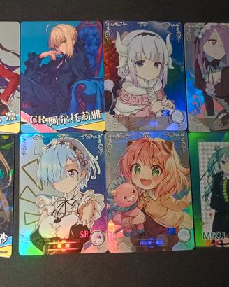 Lotto 8 carte Goddess Story