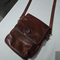 borsello in vera pelle the bridge