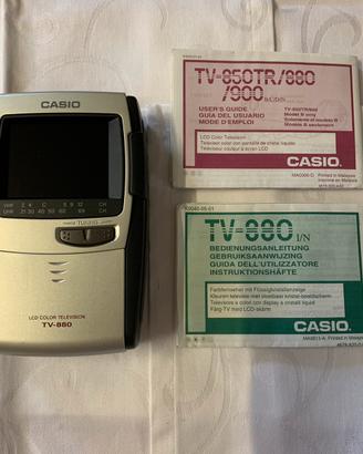 Tv Portatile Casio TV-880 - Anni ‘90 - Funzionante