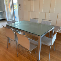 Calligaris Tavolo + 6 sedie + 3 sgabelli
