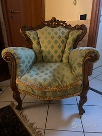 Poltrona Vintage in legno