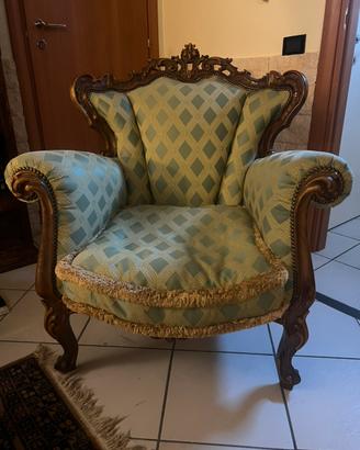 Poltrona Vintage in legno