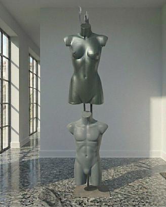 Busto manichino  – Attrezzatura negozio 