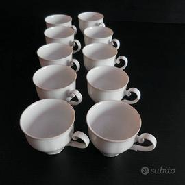 12 tazze da caffè in ceramica