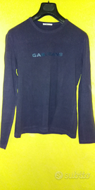Maglia cotone blu Gas Jeans a maniche lunghe, tagl