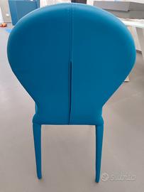 Sedia zar tonin casa vera pelle