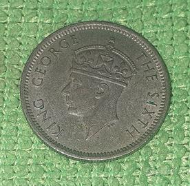 Moneta 10 cents King George 1950