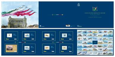 FOLDER 100 ANNI DELL'AEREONAUTICA MILITARE TESSERE