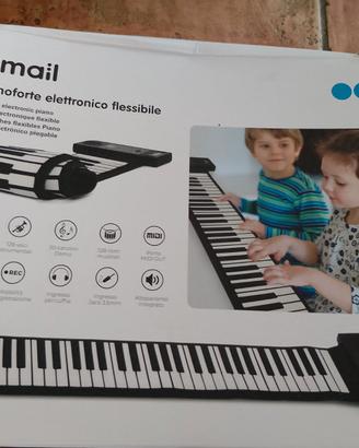 Pianoforte elettronico flessibile 