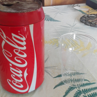 Cocacola grande salvadanaio vintage in ferro
