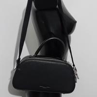 Borsa Mano Faschion & Bags Lather pelle nera