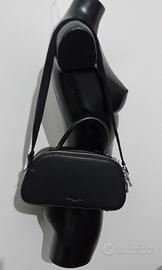 Borsa Mano Faschion & Bags Lather pelle nera