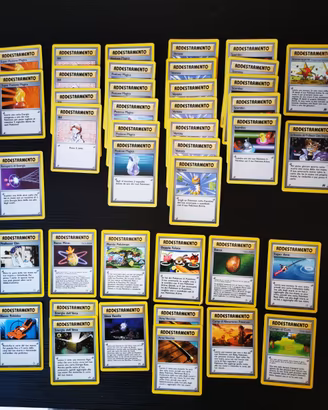 Lotto 41 carte pokemon trainer base genesis rocket