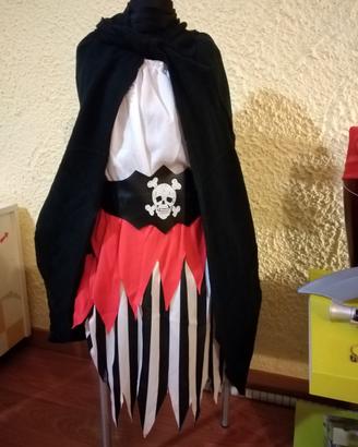 Costume completo da pirata per bambina