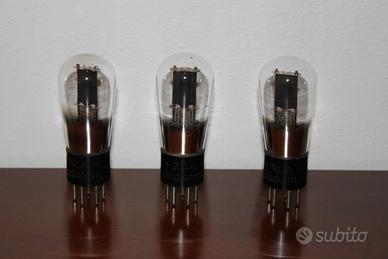 3 Pezzi Valvole antiche 56 ( VT56 , 256 ) RCA usa