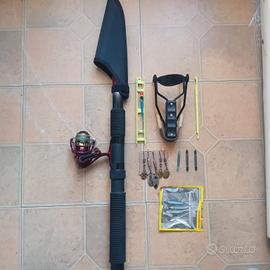 Canna pesca Carbonio Okuma Mulinello Accessori 