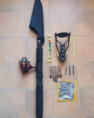 Canna pesca Carbonio Okuma Mulinello Accessori 