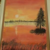 quadro fatto da me ieri, in acrilico