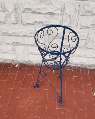 Portavaso (ferro battuto) vintage,stile decorativo