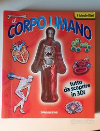 Libro "Il corpo umano" con modellino 3D