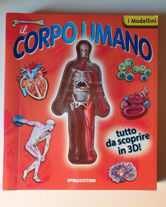 Libro "Il corpo umano" con modellino 3D