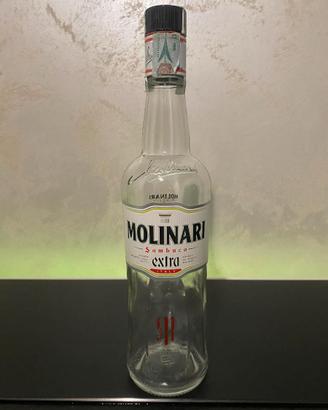 Bottiglia Sambuca MOLINARI Vuota