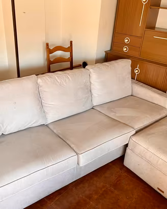 Divano 3 posti con pouf Poltrone Sofà