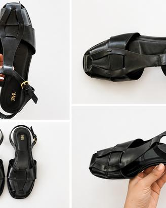 Sandalo nero ZARA 36