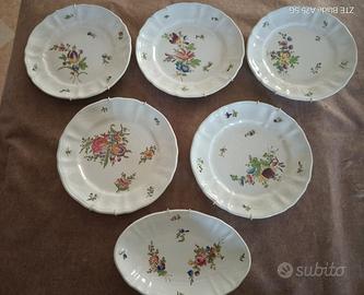 Piatti ceramica dipinta Richard Vecchio Lodi