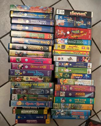 VHS anni 90 Cartoni Animati e Film