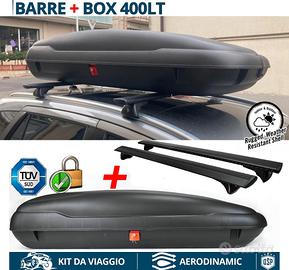Baule Box Tetto 400Lt con BARRE per Bmw X5 F15 G05