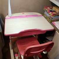 scrivania bambina più sedia 