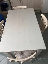 tavolo cucina e 4 sedie