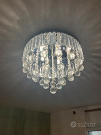 Plafoniera in cristallo moderna – Ø 45 cm