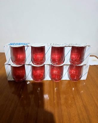 Bicchieri di Vino in Vetro soffiato