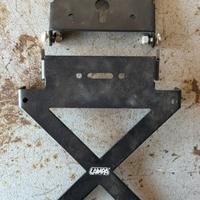 Supporto targa moto LAMPA