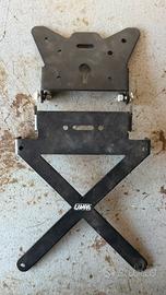 Supporto targa moto LAMPA