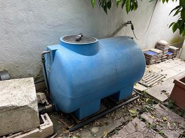 Serbatoio orizzontale in polietilene da 500 lt. p