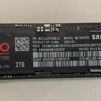 Ssd Samsung Evo 980 Pro M2 da 2Tb