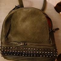 mini zaino borsa con borchie