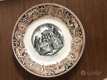 Piatto Società Ceramica Richard