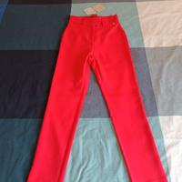 pantaloni rossi estivi donna 