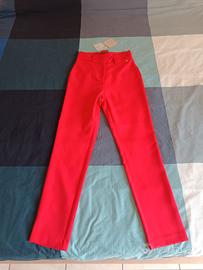 pantaloni rossi estivi donna 