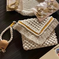 Borsa fatta in macrame + orecchini