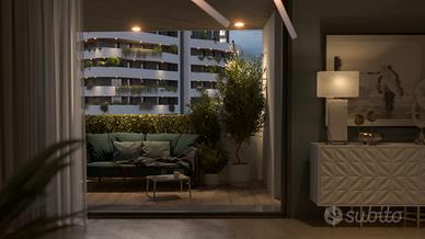 Zairo Urban Forest | Tricamere con terrazzo living