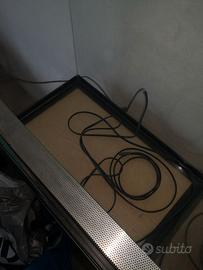 Rettilario con serpentina tiscaldante 32x50x70