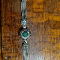 Bracciale con centrale di pietre vintage