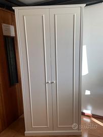 Armadio Guardaroba artigianale laccato bianco