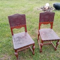 2 sedie antiquariato primi 900